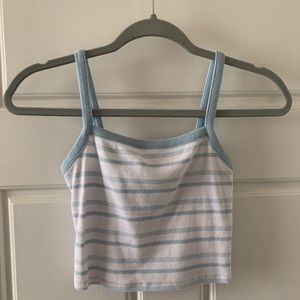 Striped crop top